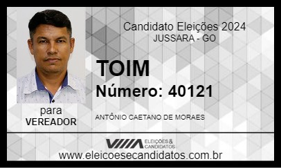 Candidato TOIM 2024 - JUSSARA - Eleições