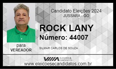 Candidato ROCK LANY 2024 - JUSSARA - Eleições