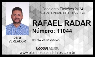 Candidato RAFAEL RADAR 2024 - ÁGUAS LINDAS DE GOIÁS - Eleições