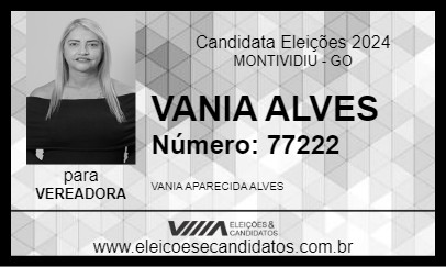 Candidato VANIA ALVES 2024 - MONTIVIDIU - Eleições