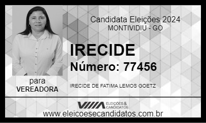 Candidato IRECIDE 2024 - MONTIVIDIU - Eleições