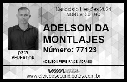 Candidato ADELSON DA MONTLAJES 2024 - MONTIVIDIU - Eleições