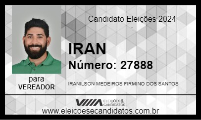 Candidato IRAN 2024 - RIO VERDE - Eleições