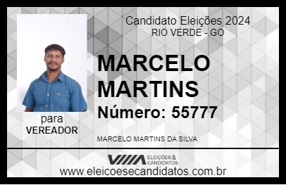 Candidato MARCELO MARTINS 2024 - RIO VERDE - Eleições