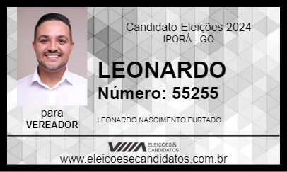 Candidato LEONARDO 2024 - IPORÁ - Eleições