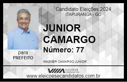 Candidato JUNIOR CAMARGO 2024 - ITAPURANGA - Eleições