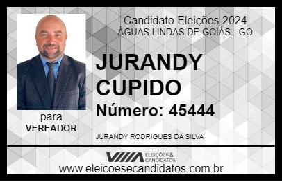 Candidato JURANDY CUPIDO 2024 - ÁGUAS LINDAS DE GOIÁS - Eleições