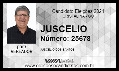 Candidato JUSCELIO 2024 - CRISTALINA - Eleições