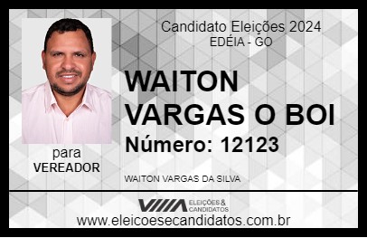 Candidato WAITON VARGAS O BOI 2024 - EDÉIA - Eleições