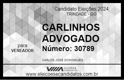 Candidato CARLINHOS ADVOGADO 2024 - TRINDADE - Eleições