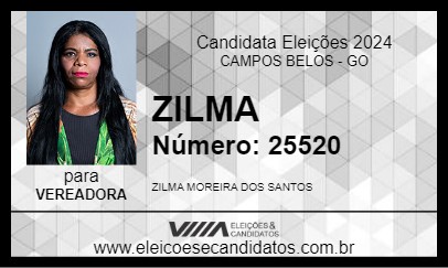 Candidato ZILMA 2024 - CAMPOS BELOS - Eleições