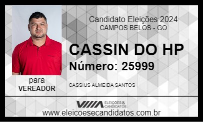 Candidato CASSIN DO HP 2024 - CAMPOS BELOS - Eleições