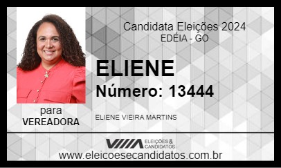 Candidato ELIENE 2024 - EDÉIA - Eleições