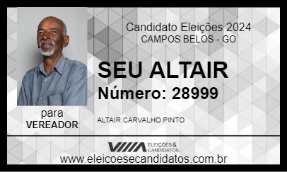 Candidato SEU ALTAIR 2024 - CAMPOS BELOS - Eleições