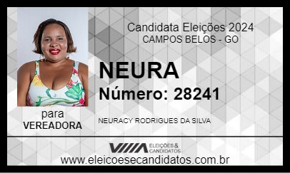 Candidato NEURA 2024 - CAMPOS BELOS - Eleições