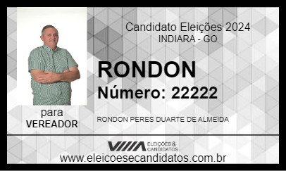 Candidato RONDON 2024 - INDIARA - Eleições