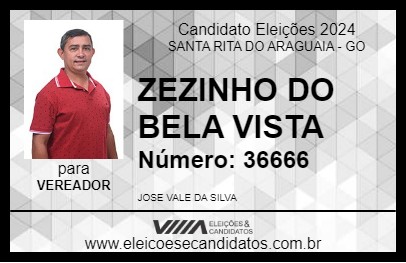 Candidato ZEZINHO DO BELA VISTA 2024 - SANTA RITA DO ARAGUAIA - Eleições