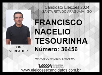 Candidato FRANCISCO NACELIO  TESOURINHA 2024 - SANTA RITA DO ARAGUAIA - Eleições