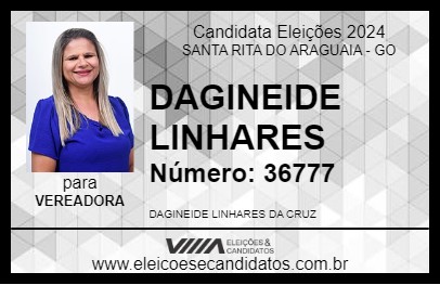 Candidato DAGINEIDE LINHARES 2024 - SANTA RITA DO ARAGUAIA - Eleições