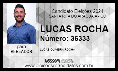 Candidato LUCAS ROCHA 2024 - SANTA RITA DO ARAGUAIA - Eleições