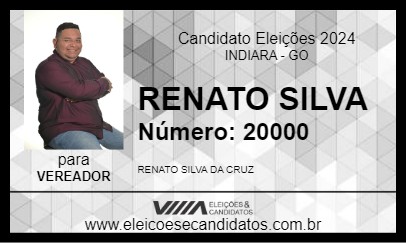 Candidato RENATO SILVA 2024 - INDIARA - Eleições