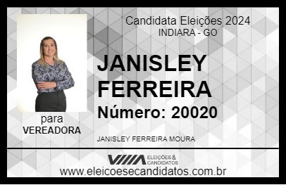 Candidato JANISLEY FERREIRA 2024 - INDIARA - Eleições