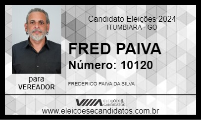 Candidato FRED PAIVA 2024 - ITUMBIARA - Eleições