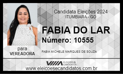 Candidato FABIA  DO LAR 2024 - ITUMBIARA - Eleições