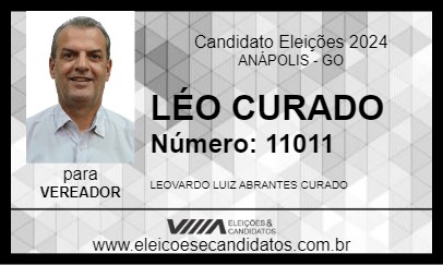 Candidato LÉO CURADO 2024 - ANÁPOLIS - Eleições