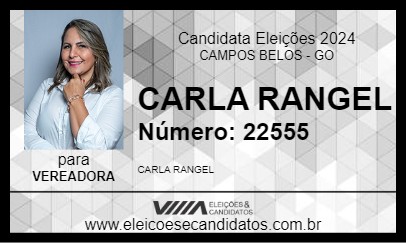 Candidato CARLA RANGEL 2024 - CAMPOS BELOS - Eleições