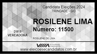 Candidato ROSILENE LIMA 2024 - TRINDADE - Eleições