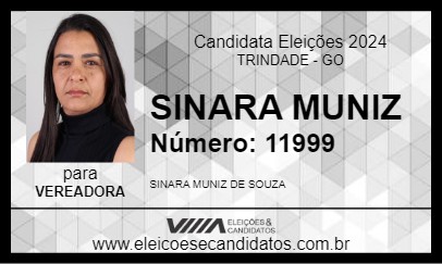 Candidato SINARA MUNIZ 2024 - TRINDADE - Eleições