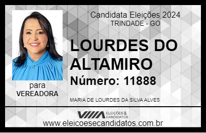 Candidato LOURDES DO ALTAMIRO 2024 - TRINDADE - Eleições