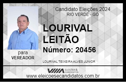 Candidato LOURIVAL LEITÃO 2024 - RIO VERDE - Eleições