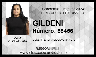 Candidato GILDENI 2024 - TEREZÓPOLIS DE GOIÁS - Eleições