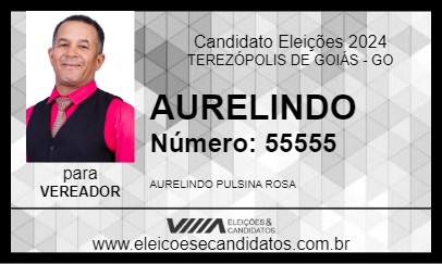 Candidato AURELINDO 2024 - TEREZÓPOLIS DE GOIÁS - Eleições