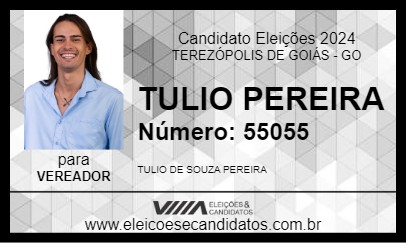 Candidato TULIO PEREIRA 2024 - TEREZÓPOLIS DE GOIÁS - Eleições