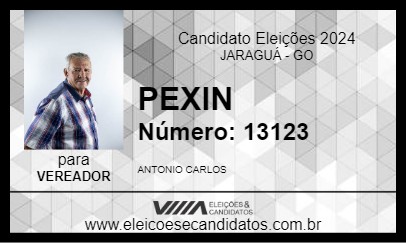 Candidato PEXIN 2024 - JARAGUÁ - Eleições