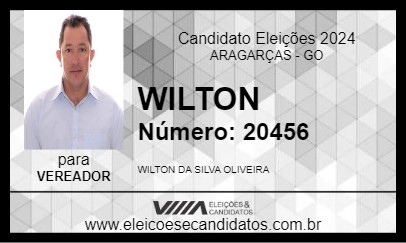 Candidato WILTON 2024 - ARAGARÇAS - Eleições