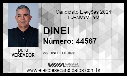 Candidato DINEI 2024 - FORMOSO - Eleições