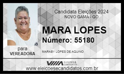 Candidato MARA LOPES 2024 - NOVO GAMA - Eleições