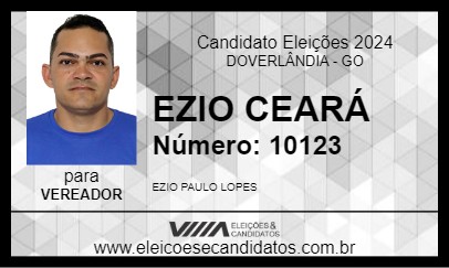 Candidato EZIO CEARÁ 2024 - DOVERLÂNDIA - Eleições