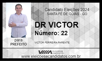 Candidato DR VICTOR 2024 - SANTA FÉ DE GOIÁS - Eleições