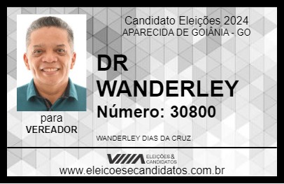 Candidato DR WANDERLEY 2024 - APARECIDA DE GOIÂNIA - Eleições