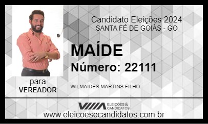 Candidato MAÍDE 2024 - SANTA FÉ DE GOIÁS - Eleições