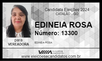 Candidato EDINEIA ROSA 2024 - CATALÃO - Eleições