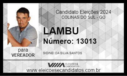 Candidato LAMBU 2024 - COLINAS DO SUL - Eleições