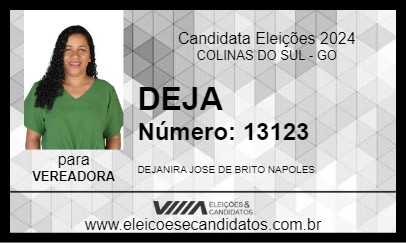 Candidato DEJA 2024 - COLINAS DO SUL - Eleições