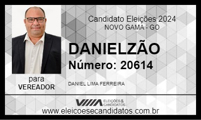 Candidato DANIELZÃO 2024 - NOVO GAMA - Eleições