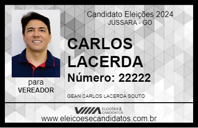 Candidato CARLOS LACERDA 2024 - JUSSARA - Eleições